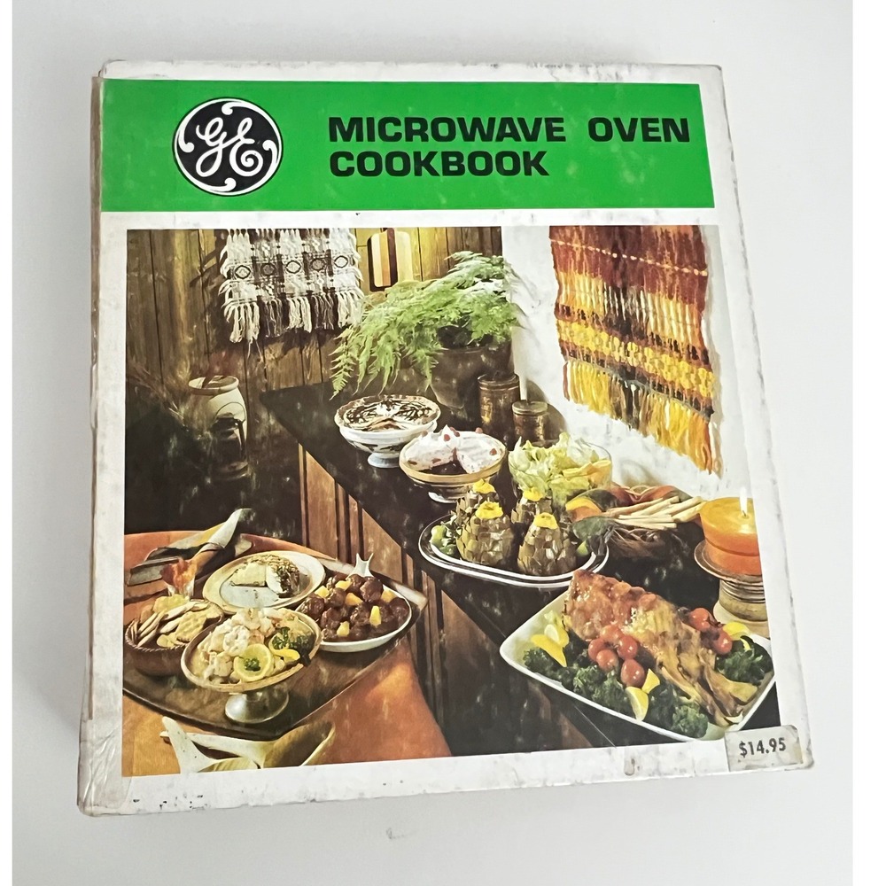 Vintage GE Microwave Oven Cookbook Binder Jet 89T 90T 91T Use Care Manual